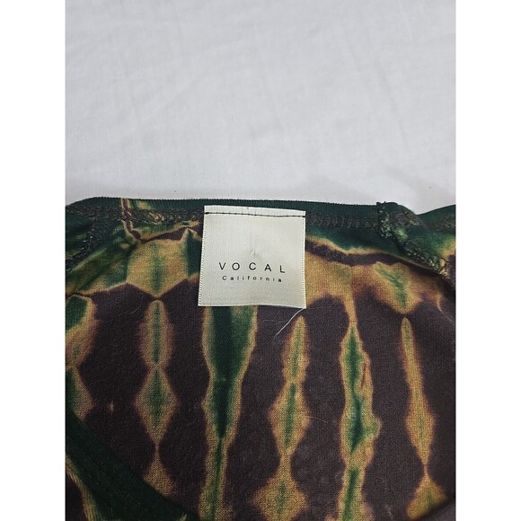 Vocal Women's Size Small Embellished Fleur-De-Lis Rhinestone Long Sleeve Tunic - Picture 3 of 8